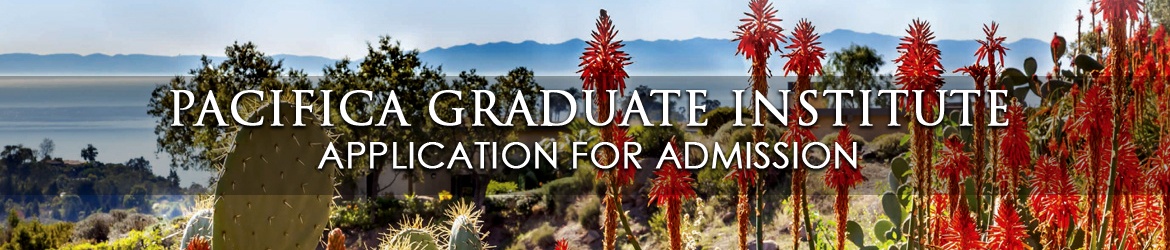 Pacifica Graduate Institute Application Page